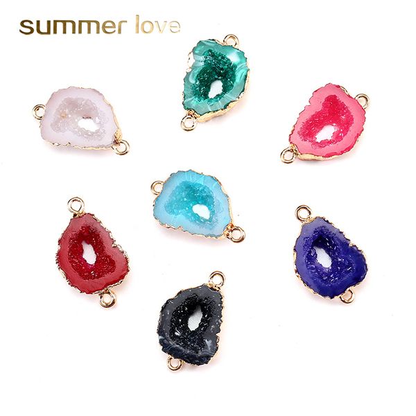 new resin druzy stone geometric hollow pendant for necklaces bracelet geometric natural stone charm gold for women girls jewelry making, Bronze;silver
new resin druzy stone geometric hollow pendant for necklaces bracelet geometric natural stone charm gold for women girls jewelry making, Bronze;silver