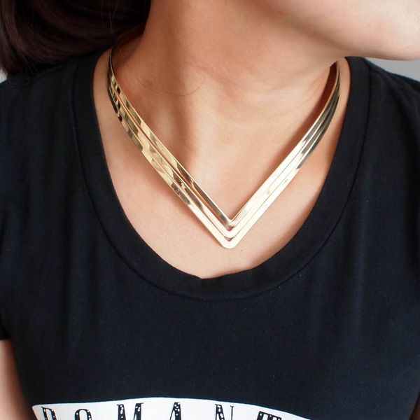 ukmoc north africa popular torques collar chokers fashion 3 layer bright metal weld bib women charm jewelry statement necklaces, Golden;silver
ukmoc north africa popular torques collar chokers fashion 3 layer bright metal weld bib women charm jewelry statement necklaces, Golden;silver