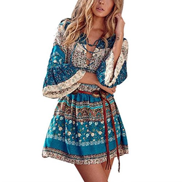 biyouth women's v-neck tied up 3/4 bell sleeve casual print tunic dress, Black;gray
biyouth women's v-neck tied up 3/4 bell sleeve casual print tunic dress, Black;gray