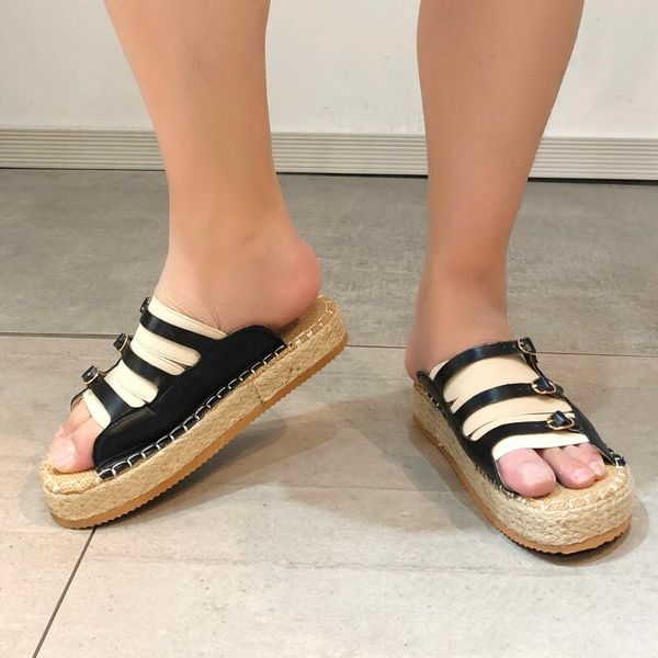 slippers sagace belt buckle summer women peep toe platform casual shoes beach flip flops female slides sandalia feminina, Black
slippers sagace belt buckle summer women peep toe platform casual shoes beach flip flops female slides sandalia feminina, Black