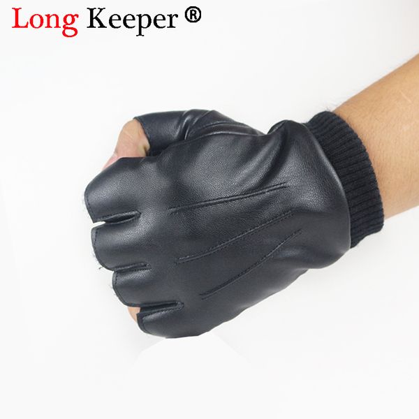 men pu leather gloves slip-resistant luvas half finger velvet fingerless gloves moto autumn winter guantes, Blue;gray
men pu leather gloves slip-resistant luvas half finger velvet fingerless gloves moto autumn winter guantes, Blue;gray