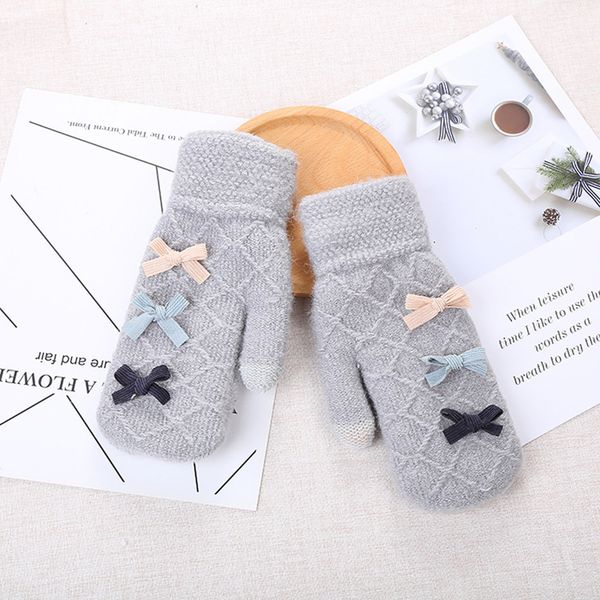 women winter gloves outdoor riding glove soft geometric bow knit plus velvet thick warm gloves guantes invierno luvas de inverno, Blue;gray
women winter gloves outdoor riding glove soft geometric bow knit plus velvet thick warm gloves guantes invierno luvas de inverno, Blue;gray