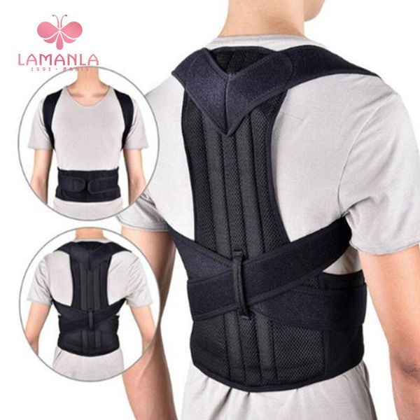 lamanla 1pc women / men's adjustable back brace shoulder strap posture corrector students' correction belts clavicle spine bands, Black;brown
lamanla 1pc women / men's adjustable back brace shoulder strap posture corrector students' correction belts clavicle spine bands, Black;brown