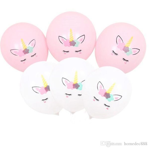 party decoration inflatable latex unicorn white pink balloons 10-12 inch wedding christmas children baby birthday gift balloons dh0545
party decoration inflatable latex unicorn white pink balloons 10-12 inch wedding christmas children baby birthday gift balloons dh0545