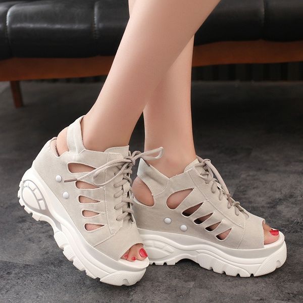 new women's sandals summer fashion wedge with super high-heeled muffin thick-bottom fish mouth roman hollow women sandals, Black
new women's sandals summer fashion wedge with super high-heeled muffin thick-bottom fish mouth roman hollow women sandals, Black