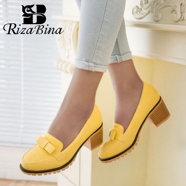 rizabina women thick high heels shoes women slip on bowknot solid color heels pumps platform daily zapatillas mujer size 34-43, Black
rizabina women thick high heels shoes women slip on bowknot solid color heels pumps platform daily zapatillas mujer size 34-43, Black