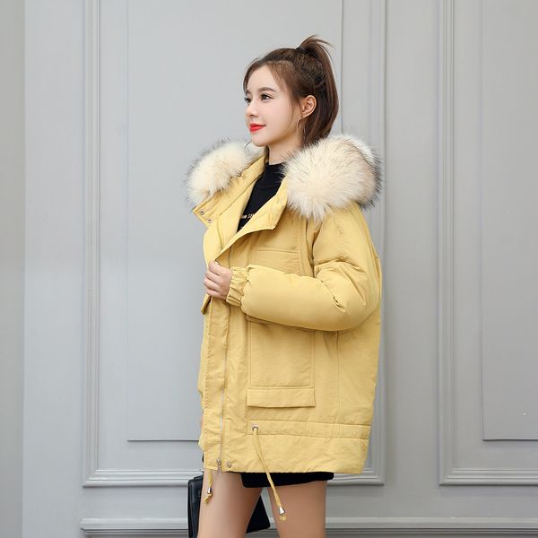 fur collar 2019 warm women winter jacket cotton padded warm thicken ladies coat long coats parka womens jackets, Black
fur collar 2019 warm women winter jacket cotton padded warm thicken ladies coat long coats parka womens jackets, Black