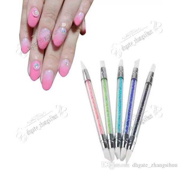 5pcs set professional black nail art silicone carving craft supplies pottery sculpture uv gel building clay diy tools double nail art pencil, Silver;gold
5pcs set professional black nail art silicone carving craft supplies pottery sculpture uv gel building clay diy tools double nail art pencil, Silver;gold