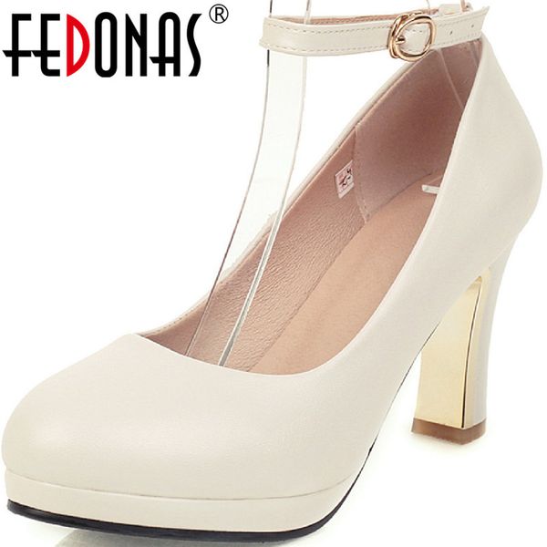 fedonas elegant 2020 women wedding high heels pumps solid color slip on pumps spring summer round toe brand shoes woman, Black
fedonas elegant 2020 women wedding high heels pumps solid color slip on pumps spring summer round toe brand shoes woman, Black
