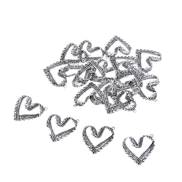 20pcs diy jewelry accessories vintage design hollow heart pendants antique for wedding decoration birthday and christmas party, Silver
20pcs diy jewelry accessories vintage design hollow heart pendants antique for wedding decoration birthday and christmas party, Silver