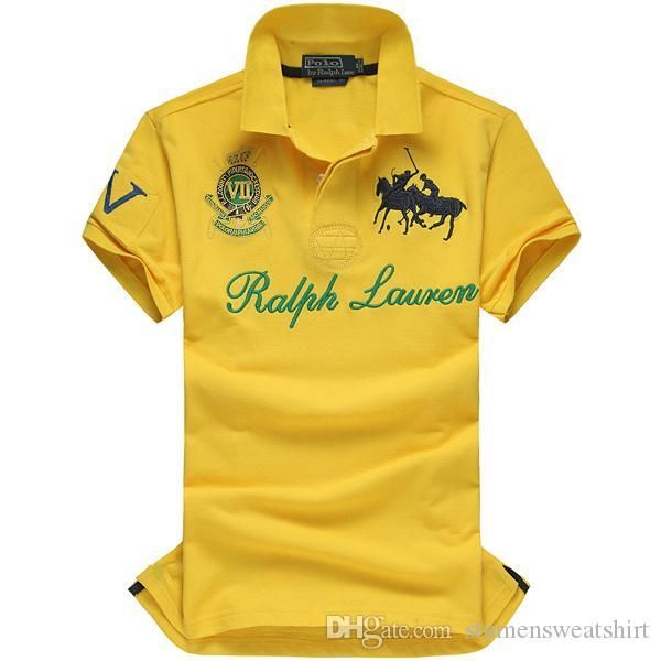 classic poloshirt ralph men lauren new arrival tshirt exquisite embroidered logo t-shirt solid multicolor simple basic t-shirt, White;black
classic poloshirt ralph men lauren new arrival tshirt exquisite embroidered logo t-shirt solid multicolor simple basic t-shirt, White;black