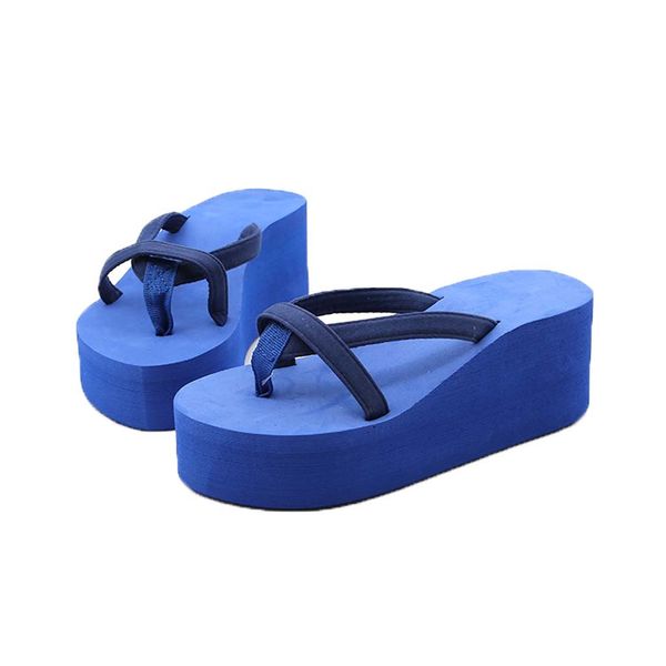 muqgew women's high heels slippers solid color summer flip-flops high-heeled wedge with thick-legged sandals women beach shoes, Black
muqgew women's high heels slippers solid color summer flip-flops high-heeled wedge with thick-legged sandals women beach shoes, Black