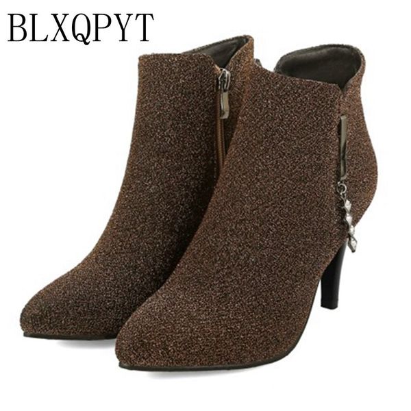 blxqpyt ladies sexly size 32-43 short boots shoes woman ankle boots high heels 9cm pointed toe wedding women shoes 785, Black
blxqpyt ladies sexly size 32-43 short boots shoes woman ankle boots high heels 9cm pointed toe wedding women shoes 785, Black