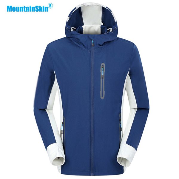 mountainskin men's spring autumn softshell jacket outdoor sports slim fit windbreaker hiking camping fishing brand coat ma193, Blue;black
mountainskin men's spring autumn softshell jacket outdoor sports slim fit windbreaker hiking camping fishing brand coat ma193, Blue;black