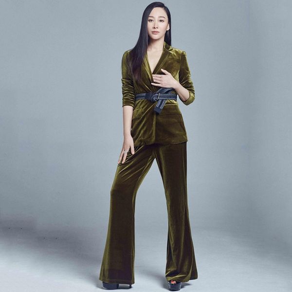 women's suit pluche fashion was thin temperament women's suits 2 piece set blazer with trousers set pantsuits recommend, White;black
women's suit pluche fashion was thin temperament women's suits 2 piece set blazer with trousers set pantsuits recommend, White;black