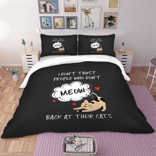 wongs bedding cartoon bedding set back at their cats duvet cover pillowcases twin full king size bed set home textiles
wongs bedding cartoon bedding set back at their cats duvet cover pillowcases twin full king size bed set home textiles