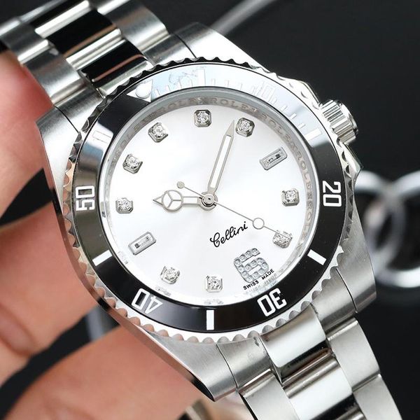 new series luxury watch datejjust ceramic bezel automatic mens watches orologio di luss stainless steel sports wristwatches, Slivery;brown
new series luxury watch datejjust ceramic bezel automatic mens watches orologio di luss stainless steel sports wristwatches, Slivery;brown