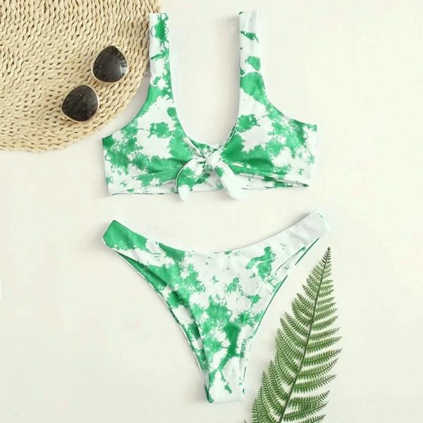 bikini set women tie-dye swimwear lace up high cut leg halter bikini set two piece swimsuit swimming suit for women bikinis, White;black
bikini set women tie-dye swimwear lace up high cut leg halter bikini set two piece swimsuit swimming suit for women bikinis, White;black