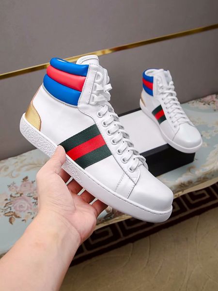 new ace signature sneaker mens luxury high sneakers speed trainer brand designer shoes classic print leather casual shoe, Black
new ace signature sneaker mens luxury high sneakers speed trainer brand designer shoes classic print leather casual shoe, Black
