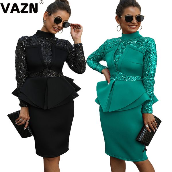 vazn new heavy industry sequined flaring club sweet fashion red high waist turtleneck full sleeve women pencil midi dress, Black;gray
vazn new heavy industry sequined flaring club sweet fashion red high waist turtleneck full sleeve women pencil midi dress, Black;gray