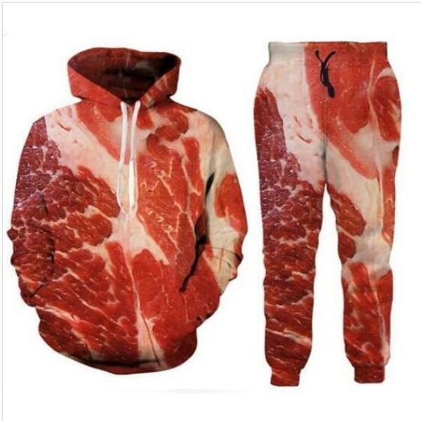 new men/womens beef funny 3d print fashion tracksuits crewneck hip hop sweatshirt and pants 2 pcs set hoodies tz33, Gray
new men/womens beef funny 3d print fashion tracksuits crewneck hip hop sweatshirt and pants 2 pcs set hoodies tz33, Gray