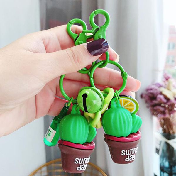 4style cute key chain key ring friendly pvc flowerpot cactus wine bottle bell keychain sunny day artificial plants potted plant, Silver
4style cute key chain key ring friendly pvc flowerpot cactus wine bottle bell keychain sunny day artificial plants potted plant, Silver