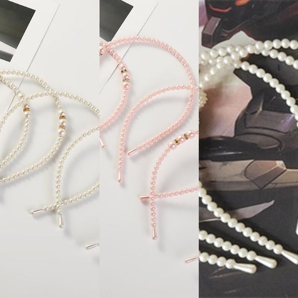 pearl diamond children's hair headband princess pearl hair band scan code gift, Slivery;white
pearl diamond children's hair headband princess pearl hair band scan code gift, Slivery;white