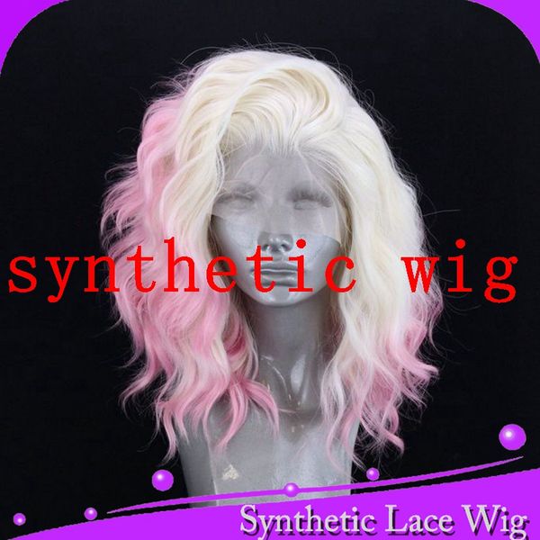 mhazel 14in 60# ombre pink curly synthetic front lace wig part for african american woman, Black
mhazel 14in 60# ombre pink curly synthetic front lace wig part for african american woman, Black