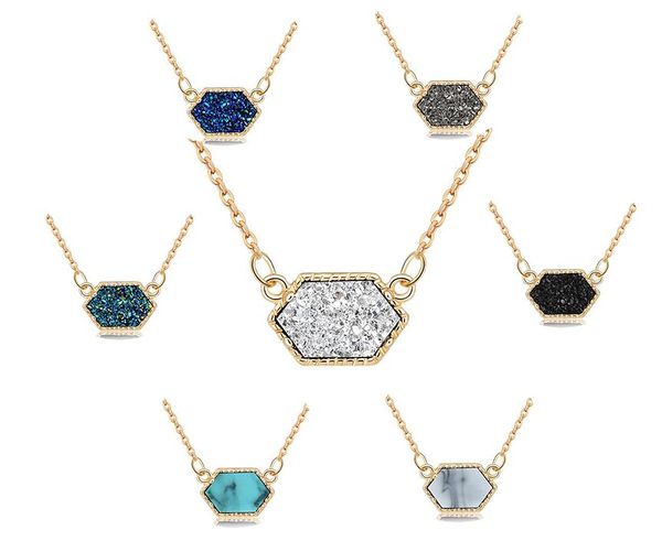 fashion druzy drusy necklace fashion oval resin faux stone necklace gold silver plated brand jewelry for women girls 
fashion druzy drusy necklace fashion oval resin faux stone necklace gold silver plated brand jewelry for women girls