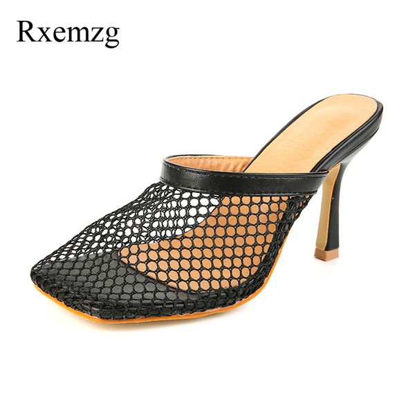 rxemzg slippers women summer square toe thin high heel slippers women sandals fashion mesh slip on slides summer party pumps, Black
rxemzg slippers women summer square toe thin high heel slippers women sandals fashion mesh slip on slides summer party pumps, Black