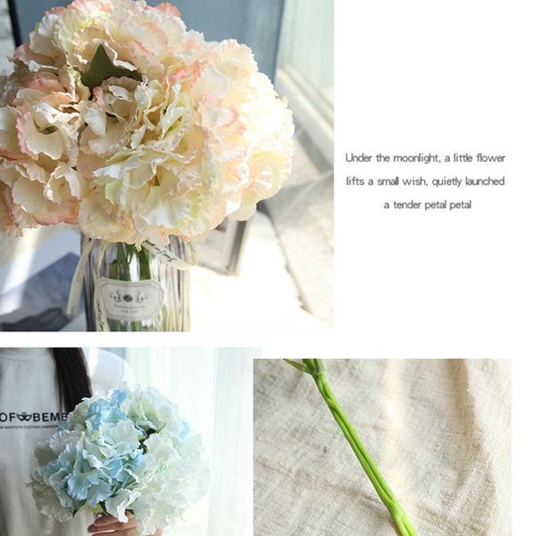 artificial flower family party wedding background table crafts flower fake silk bride hydrangea diy home decoration
artificial flower family party wedding background table crafts flower fake silk bride hydrangea diy home decoration