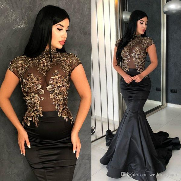 designer mermaid beaded evening dresses high neck lace appliqued formal dress floor length plus size satin sequined prom gowns, Black;red
designer mermaid beaded evening dresses high neck lace appliqued formal dress floor length plus size satin sequined prom gowns, Black;red