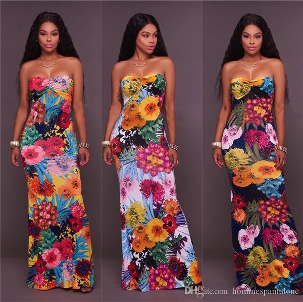 summer floral printed women dress fashion designer strapless female dresses casual panelled backless ladies apparel, Black;gray
summer floral printed women dress fashion designer strapless female dresses casual panelled backless ladies apparel, Black;gray