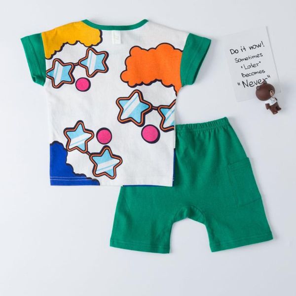 2020 baby boys girls toddler cartoon short sleeve +shorts suits set casual cotton summer set sleepwear pyjama enfant garcon, White
2020 baby boys girls toddler cartoon short sleeve +shorts suits set casual cotton summer set sleepwear pyjama enfant garcon, White