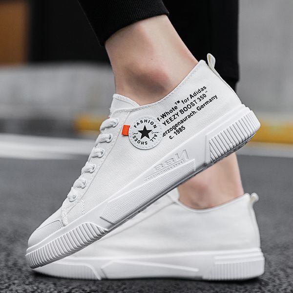 men shoes casual spring/autumn 2019 oxfords canvas breathable lace-up shallow fashion sneakers brand shoes man plus size 39-44, Black
men shoes casual spring/autumn 2019 oxfords canvas breathable lace-up shallow fashion sneakers brand shoes man plus size 39-44, Black