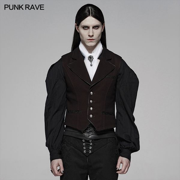 punk rave men steampunk retro gentlemen's party vest victorian style men gothic waistcoat halloween perform costume, Black;white
punk rave men steampunk retro gentlemen's party vest victorian style men gothic waistcoat halloween perform costume, Black;white