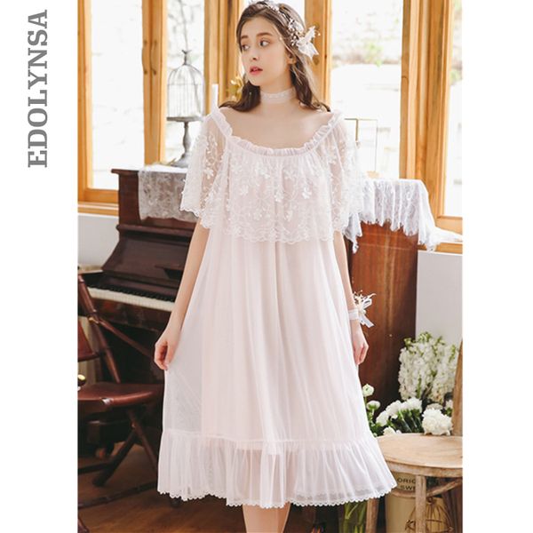 2019 victorian style honeymoon nightdress elegant lace ruffed bathrobe women night wear home dress cotton lining nightgown t473, Black;red
2019 victorian style honeymoon nightdress elegant lace ruffed bathrobe women night wear home dress cotton lining nightgown t473, Black;red