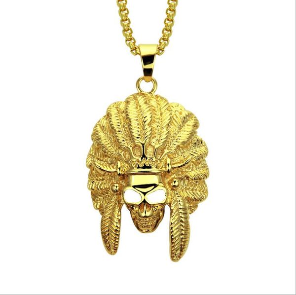 new fashion personality hip-hop necklace in europe and america exaggerated skeleton feather fashion boutique pendant jewelry, Silver
new fashion personality hip-hop necklace in europe and america exaggerated skeleton feather fashion boutique pendant jewelry, Silver