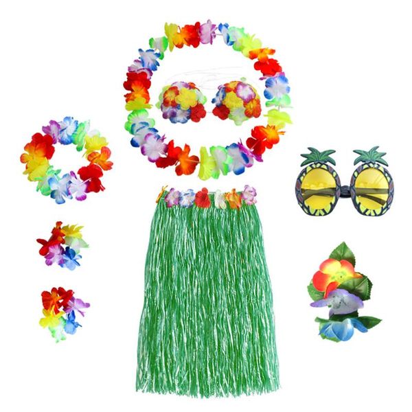 8pcs 60cm flower garland hawaiian skirt set with glasses girl costume masquerade pgraphy props bracelets headbands necklaces, White
8pcs 60cm flower garland hawaiian skirt set with glasses girl costume masquerade pgraphy props bracelets headbands necklaces, White