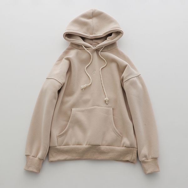 2019 autumn and winter size hoodie small emboridery sweatshirt basic hoodie hooded plus velvet sweatshirt, Black
2019 autumn and winter size hoodie small emboridery sweatshirt basic hoodie hooded plus velvet sweatshirt, Black
