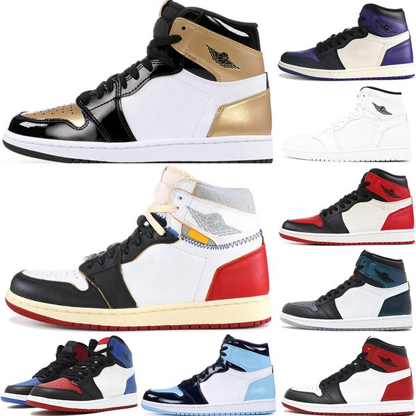 wholesale designer basketball shoes 1 1s green phantom unc union gold black bred toe court purple mens athletic sports sneakers 7-12
wholesale designer basketball shoes 1 1s green phantom unc union gold black bred toe court purple mens athletic sports sneakers 7-12