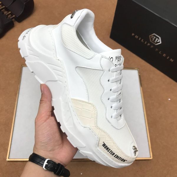 new style luxury men's casual sports basketball shoes fashion brand men's shoes triple platform fall winter design skull, Black
new style luxury men's casual sports basketball shoes fashion brand men's shoes triple platform fall winter design skull, Black