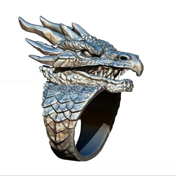 retro silver color punk dragon ring men women chunky fashion finger rings hip hop head bite tail ring gothic jewelry, Golden;silver
retro silver color punk dragon ring men women chunky fashion finger rings hip hop head bite tail ring gothic jewelry, Golden;silver