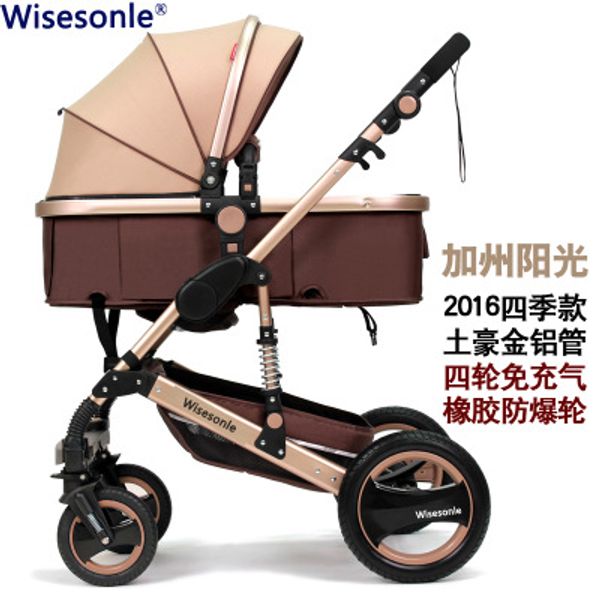 wisesonle/belecoo baby stroller high landscape four wheel 2 in 1 carriage can sit can lie light folding children pram
wisesonle/belecoo baby stroller high landscape four wheel 2 in 1 carriage can sit can lie light folding children pram