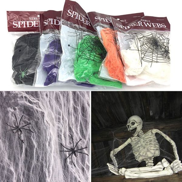 halloween spider web stretchy cobweb with spider for halloween party ktv bar props bar haunted house decoration
halloween spider web stretchy cobweb with spider for halloween party ktv bar props bar haunted house decoration