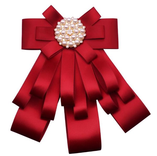 ribbon bow brooches for women fabric tie corsage shirt dress rhinestone bowknot pearl brooch pins jewelry accessories, Gray
ribbon bow brooches for women fabric tie corsage shirt dress rhinestone bowknot pearl brooch pins jewelry accessories, Gray