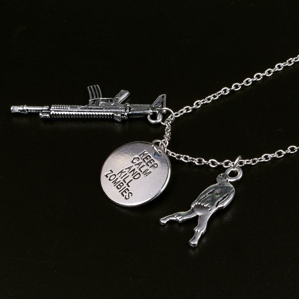 props jewelry silver corpse gun letter card necklace pendant horror film for men and women gift statement jewelry
props jewelry silver corpse gun letter card necklace pendant horror film for men and women gift statement jewelry