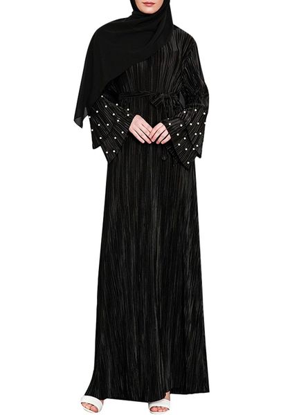 women muslim dress arabic pleated tier flare sleeve beading waist belt maxi gown islamic elegant one-piece g11534b-s, Red
women muslim dress arabic pleated tier flare sleeve beading waist belt maxi gown islamic elegant one-piece g11534b-s, Red