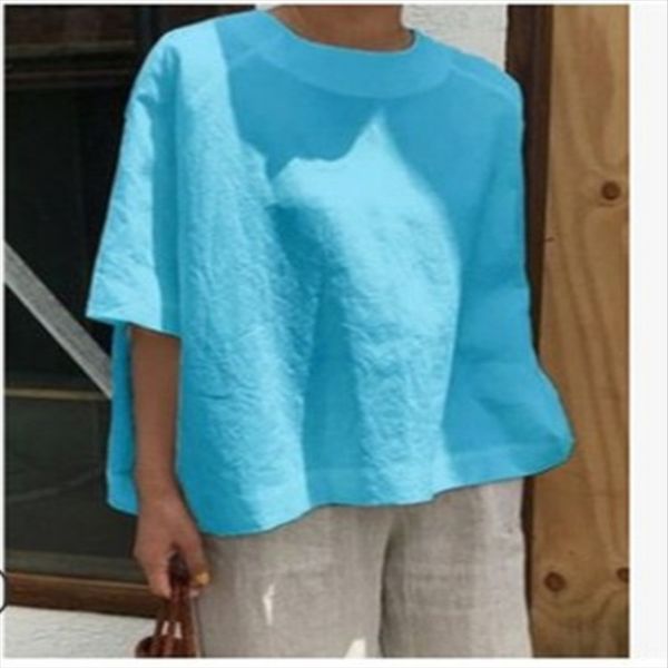 2019 yamasun women's dress solid color plus fat plus sleeve round dress collar t-blood women, White
2019 yamasun women's dress solid color plus fat plus sleeve round dress collar t-blood women, White