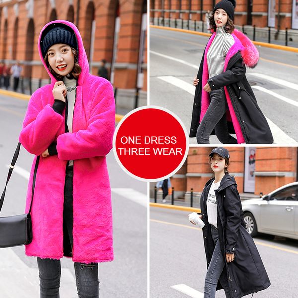 2019 new arrival cotton padded jacket slim long winter jacket for women thicken ladies coat warm women parkas lining plus velvet, Black
2019 new arrival cotton padded jacket slim long winter jacket for women thicken ladies coat warm women parkas lining plus velvet, Black
